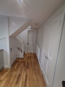 refurbished hallway
