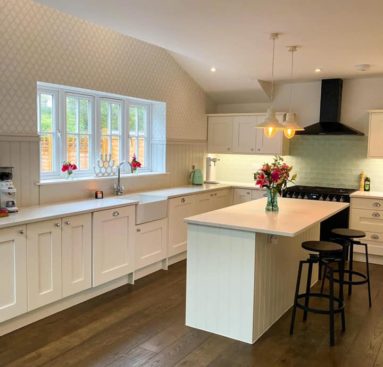 kitchen in an extension