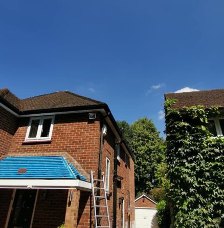 renewed the fascia, soffit and guttering through out the house and re roofed the porch and bay window